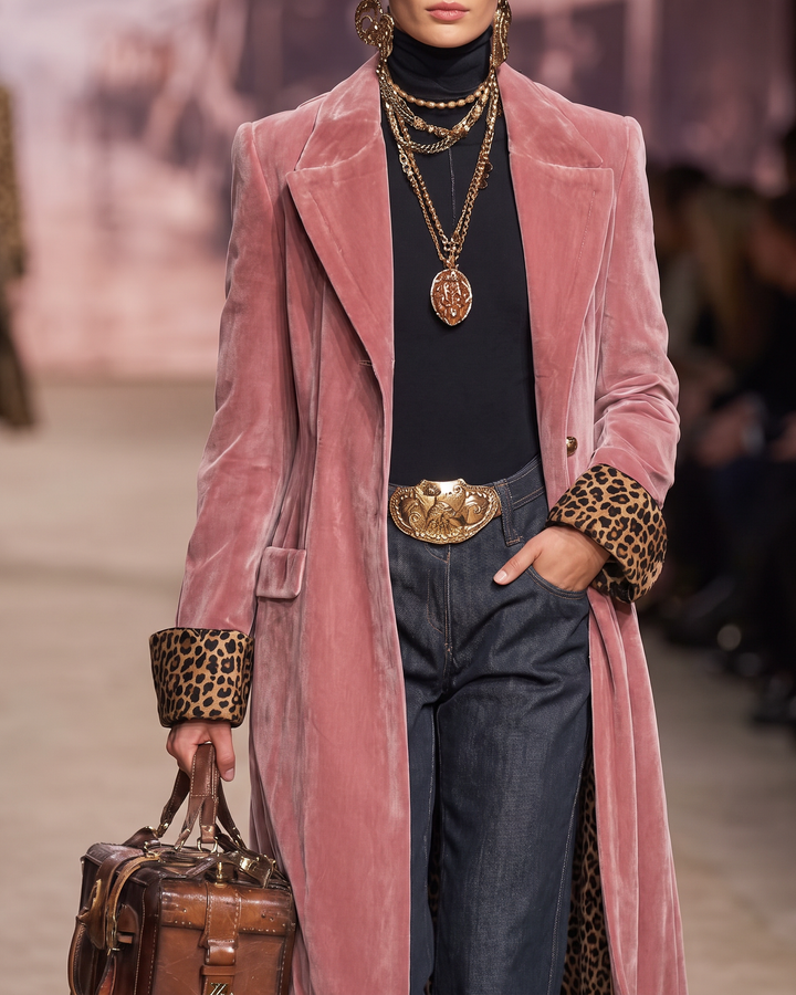 Jacqueline | Elegant Velvet Tailored Coat