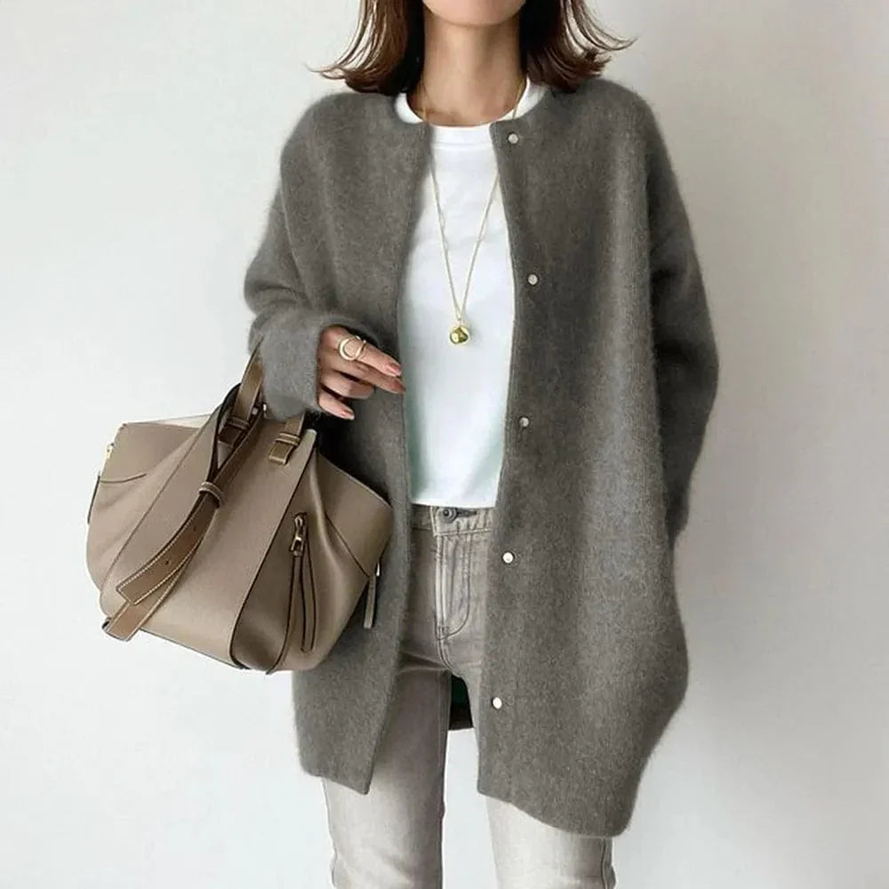 Margaret | Cozy Open-Front Cardigan