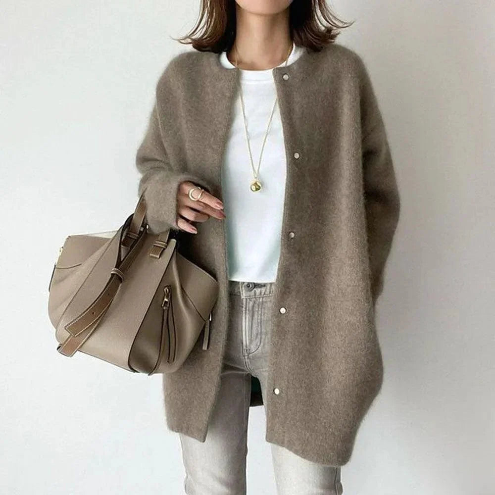 Margaret | Cozy Open-Front Cardigan