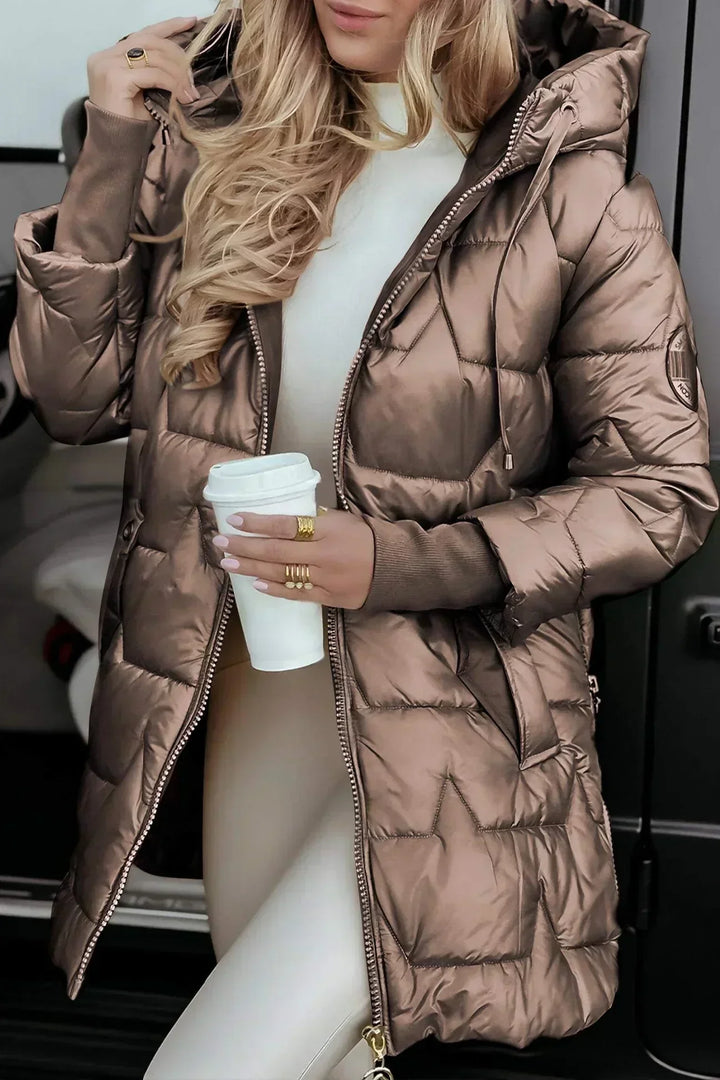 Madison | Warm Hooded Puffer Coat