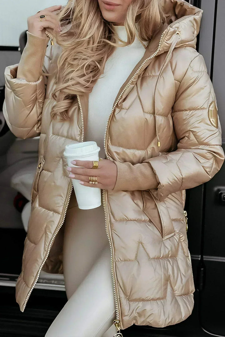 Madison | Warm Hooded Puffer Coat