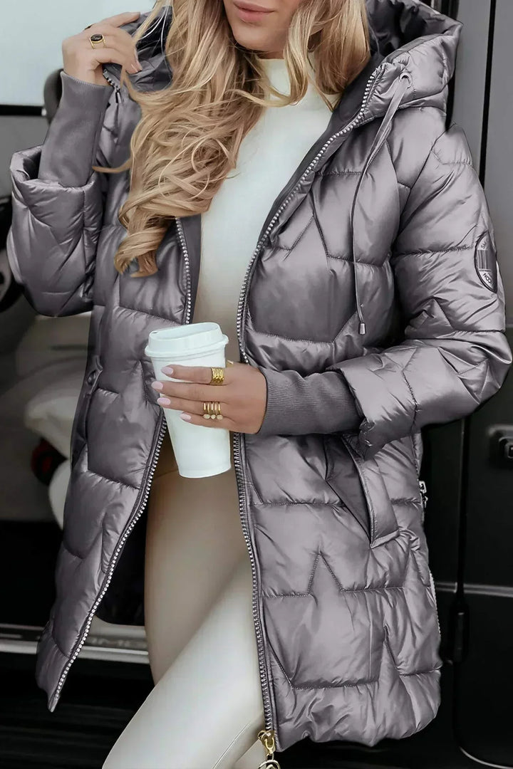Madison | Warm Hooded Puffer Coat