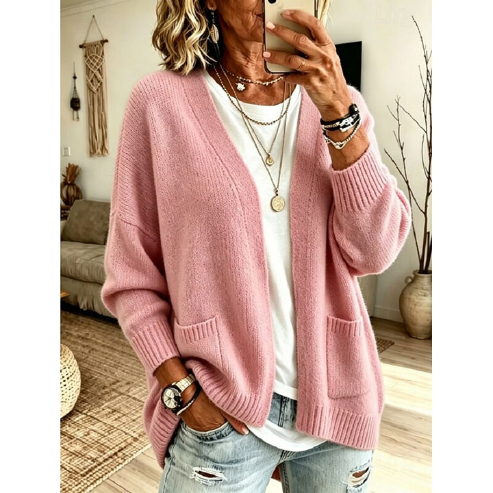 Margaret | Cozy Open-Front Knit Cardigan
