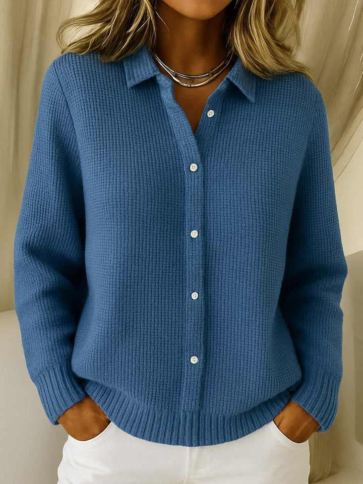 Helen | Soft Knit Button-Up Cardigan