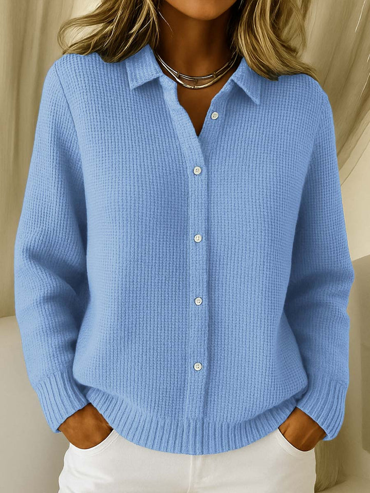 Helen | Soft Knit Button-Up Cardigan