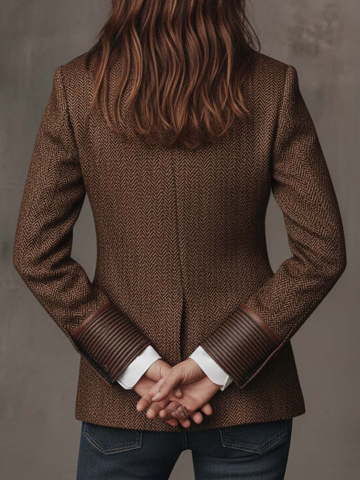 Georgette | Contrast Trim Blazer