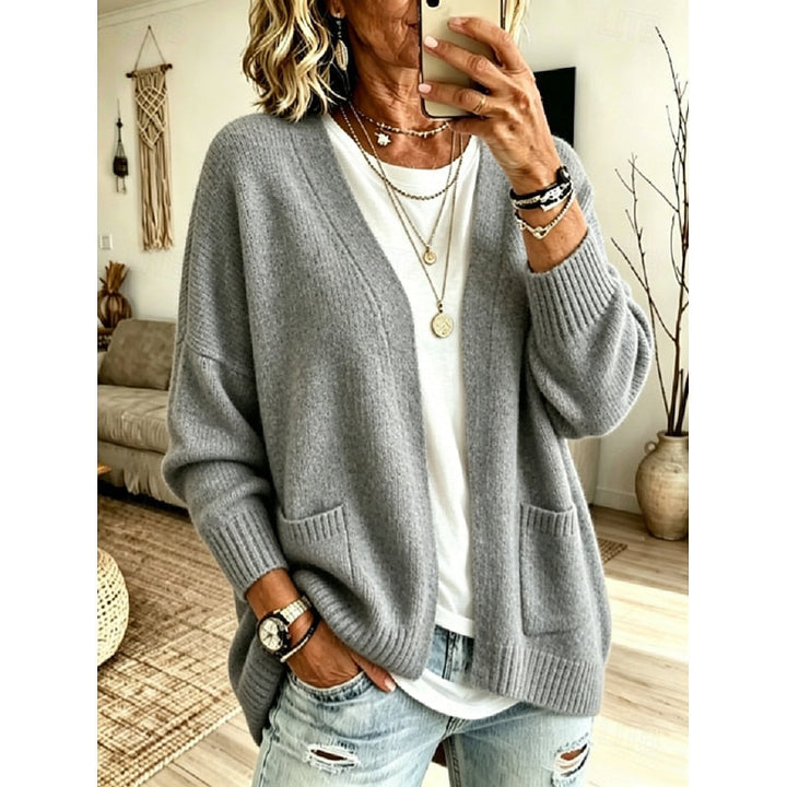 Margaret | Cozy Open-Front Knit Cardigan