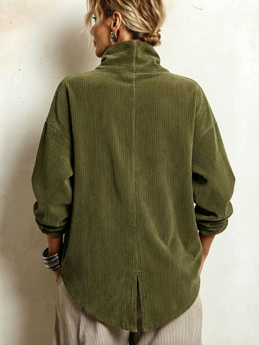 Valerie | Elegant Button-Up Corduroy Jacket