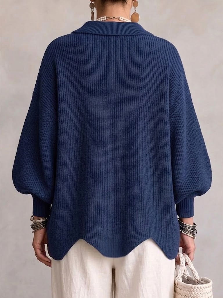 Elise | Statement Button Knit Cardigan