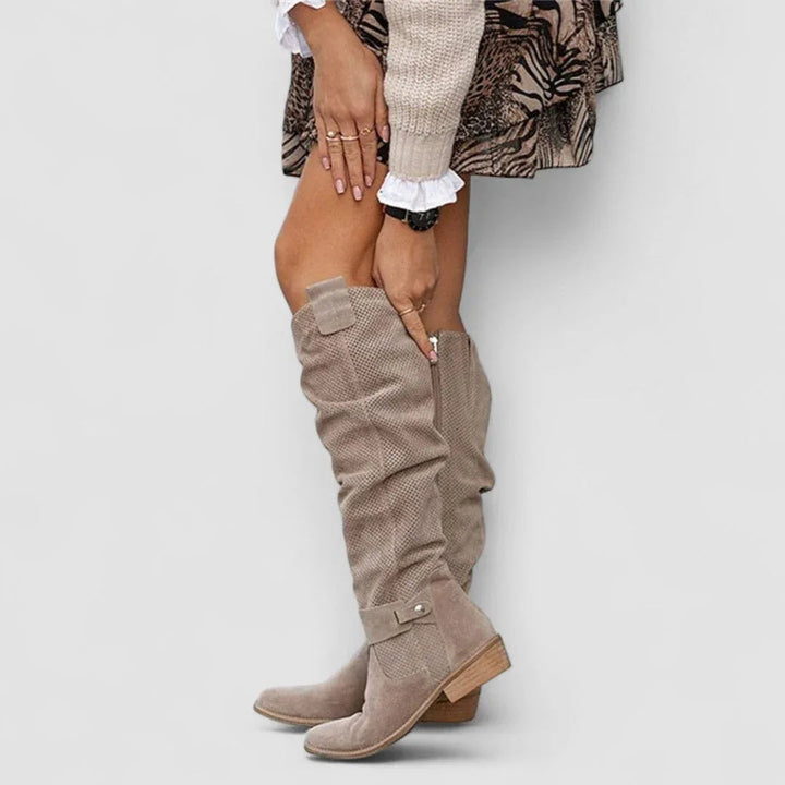 Beverly | Elegant Knee-High Comfort Boots