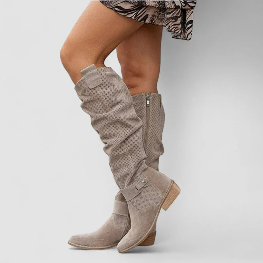 Beverly | Elegant Knee-High Comfort Boots