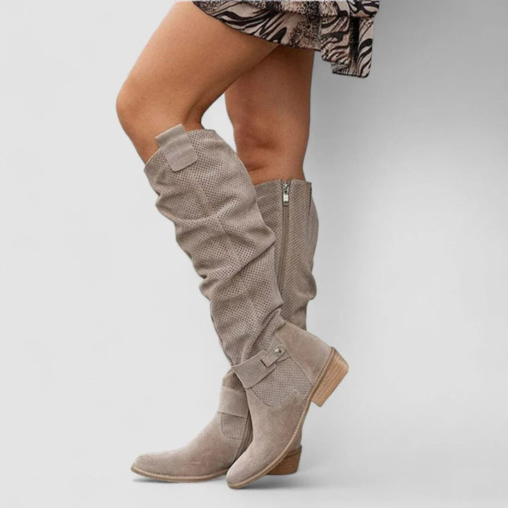 Beverly | Elegant Knee-High Comfort Boots
