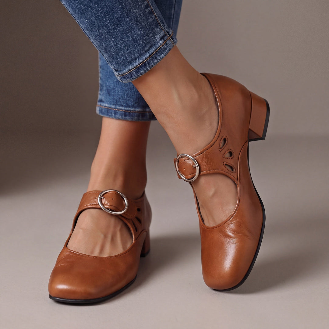 Marianne | Classic Comfort Mary Jane Heels