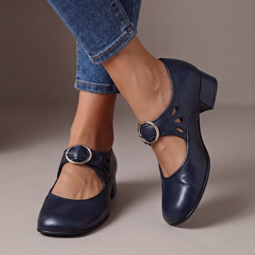 Marianne | Classic Comfort Mary Jane Heels