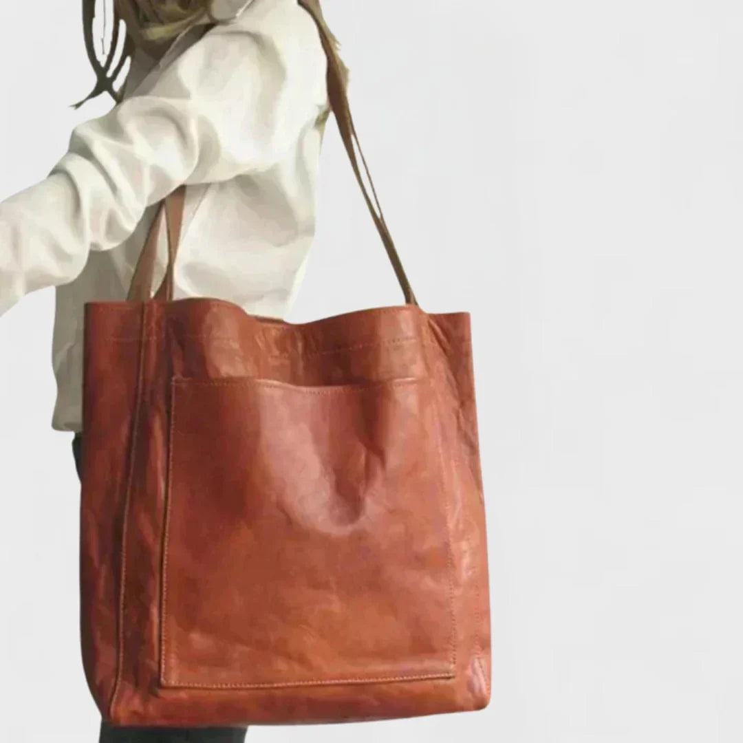 Clara | Everyday Leather Tote Bag