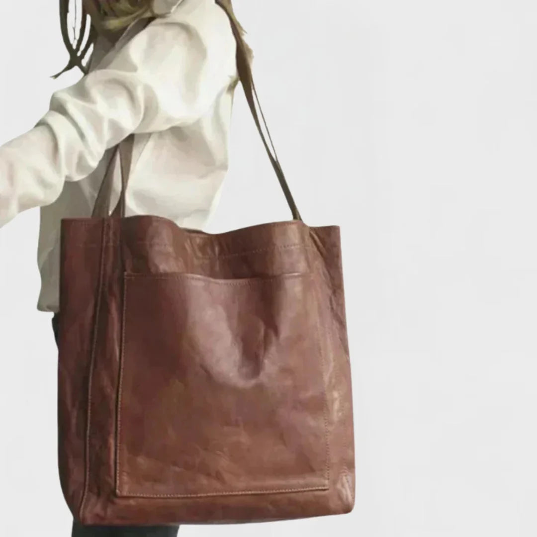 Clara | Everyday Leather Tote Bag