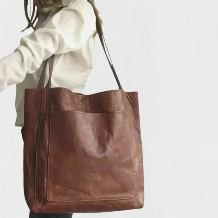 Clara | Everyday Leather Tote Bag