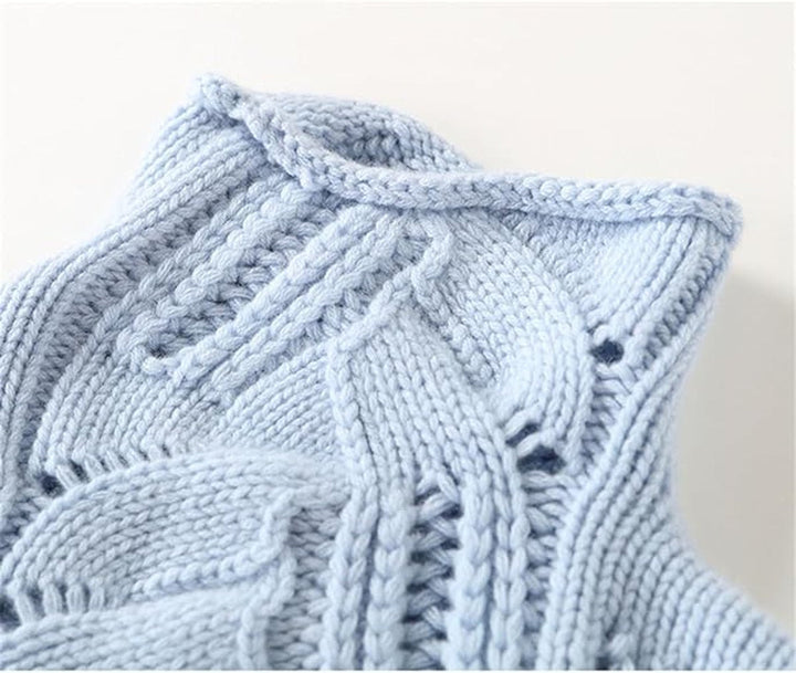 Amelia | Women's Cable Knit Sweater Turtleneck Loose-Fit Pullover