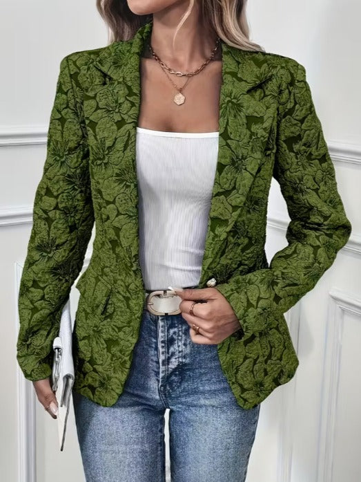 Loretta | Jacquard Statement Blazer
