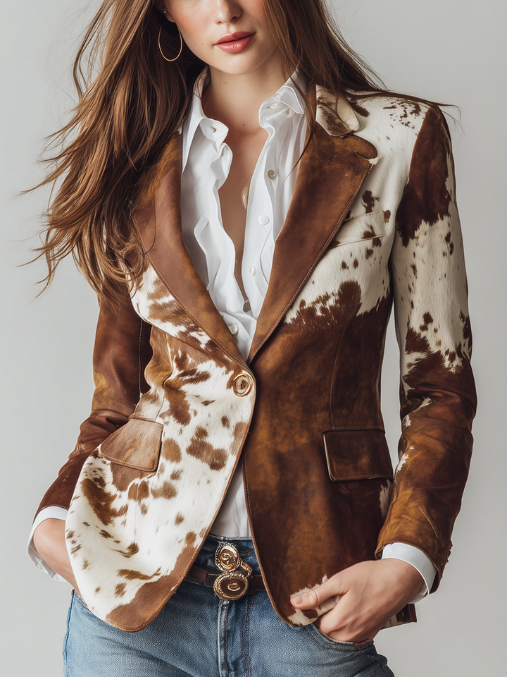 Hester | Printed Statement Blazer
