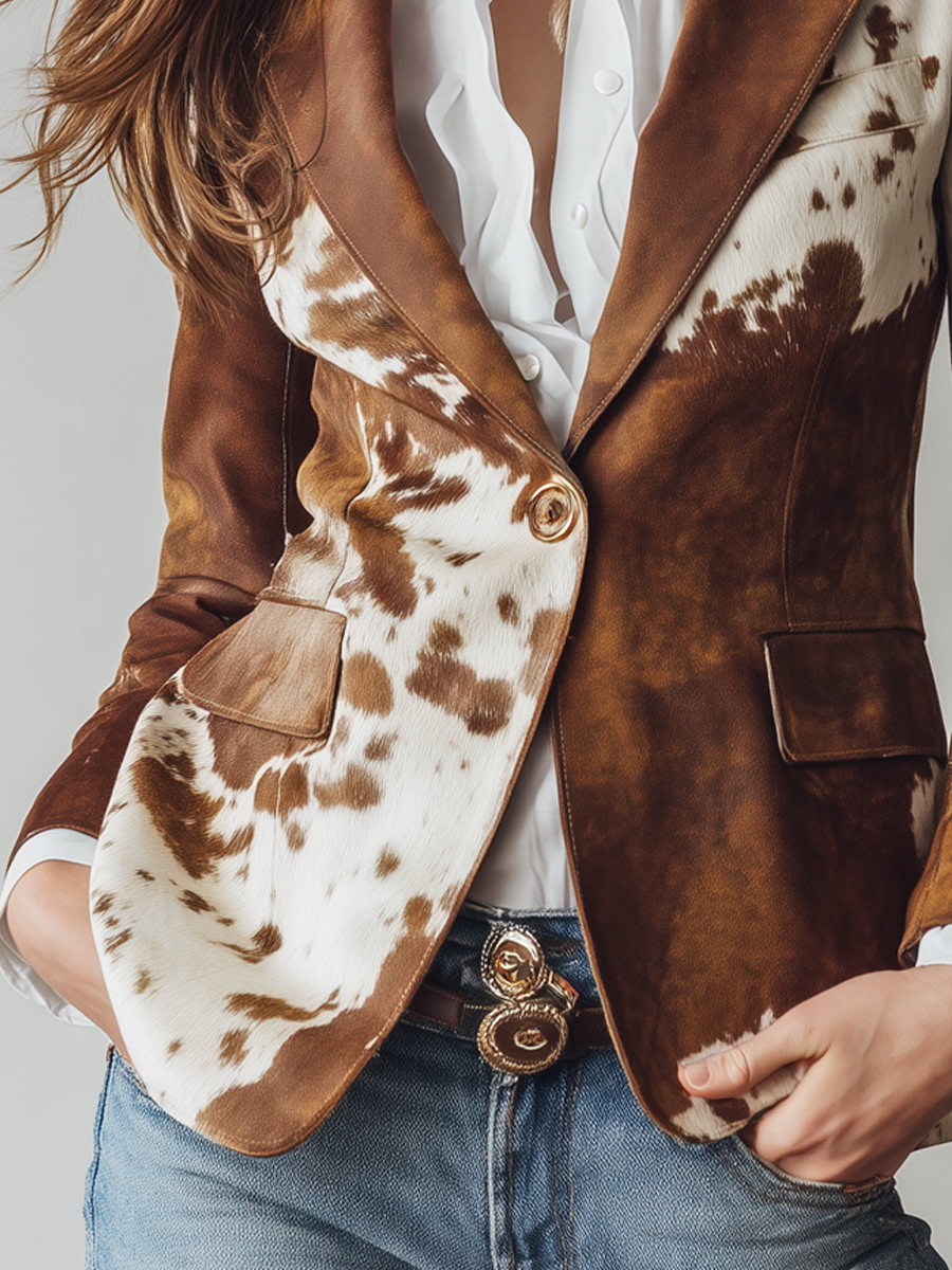 Hester | Printed Statement Blazer